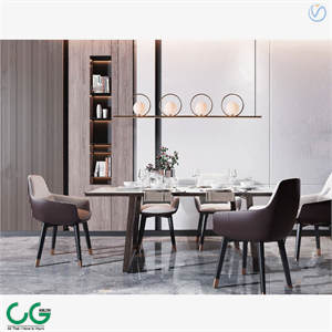 modern bar dining table chair 3d model